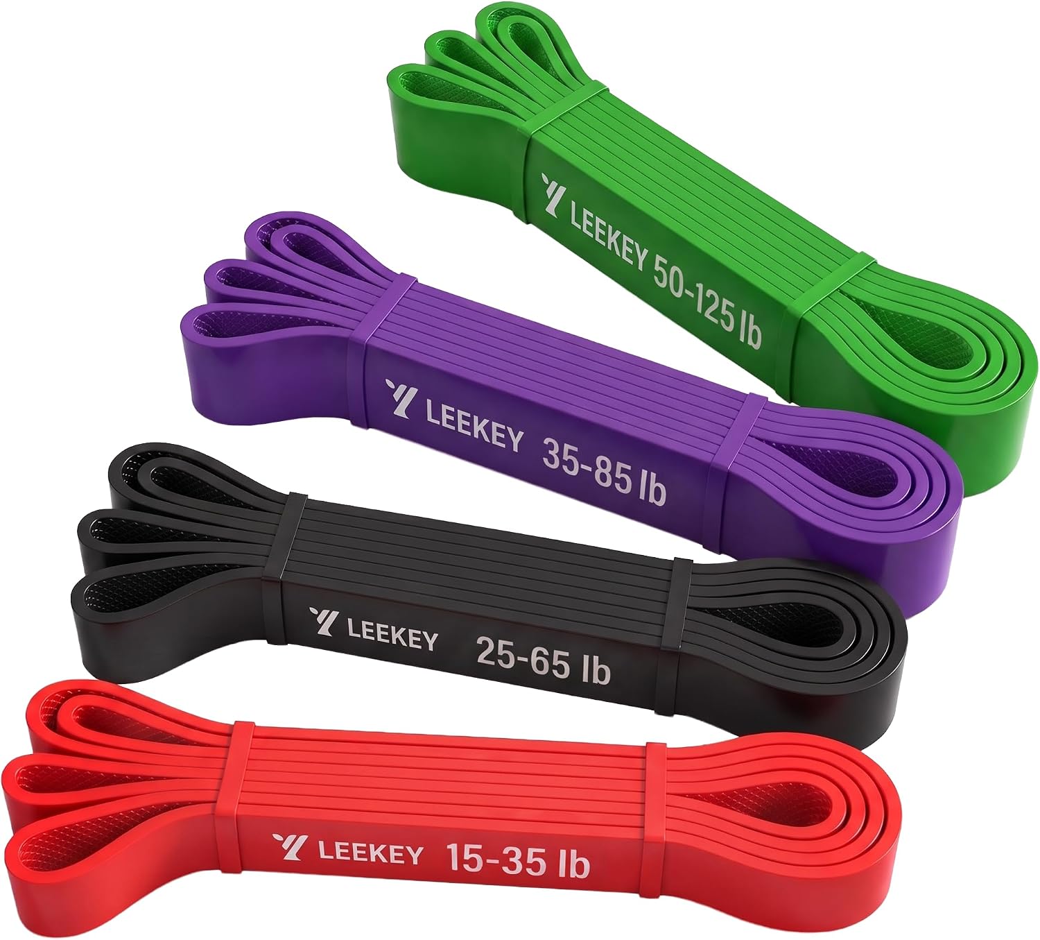 LEEKEY Resistance Bands set for home workouts 🏋