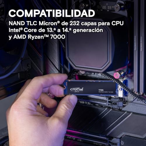 Thumbnail 5 de Crucial T705 SSD 2TB M.2 Interno Gaming - 14.500MB/s 🚀