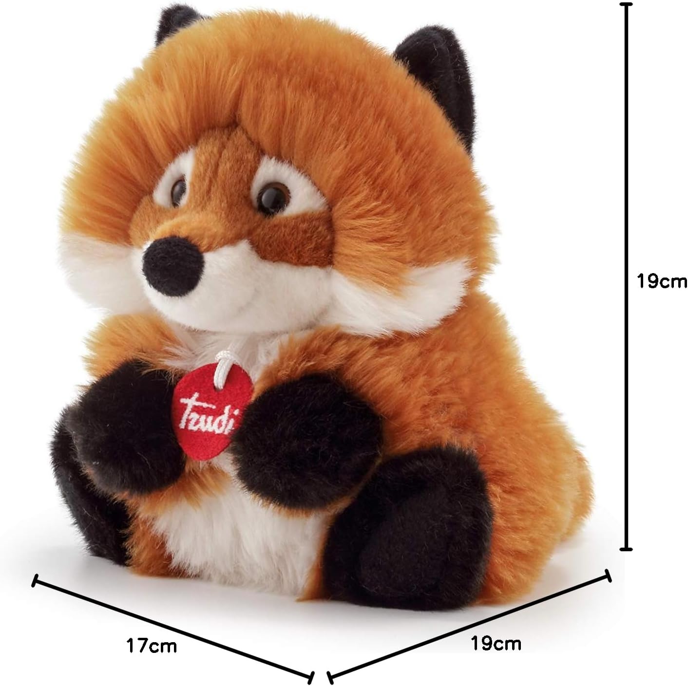 Thumbnail 2 de Trudi 29046 Fuchs – realistische Stofffigur mit Details, 17x19x19 cm