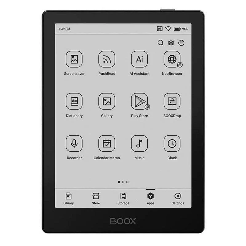 Detalle de Boox Go 6" 32GB: lector electrónico ligero con Android 11 y E Ink Carta