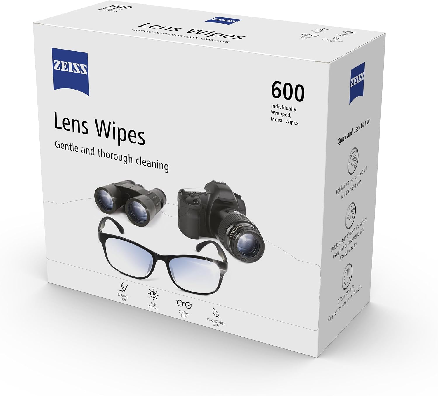 Detalle 2 de ZEISS Lens Wipes 600 count — lens cleaner