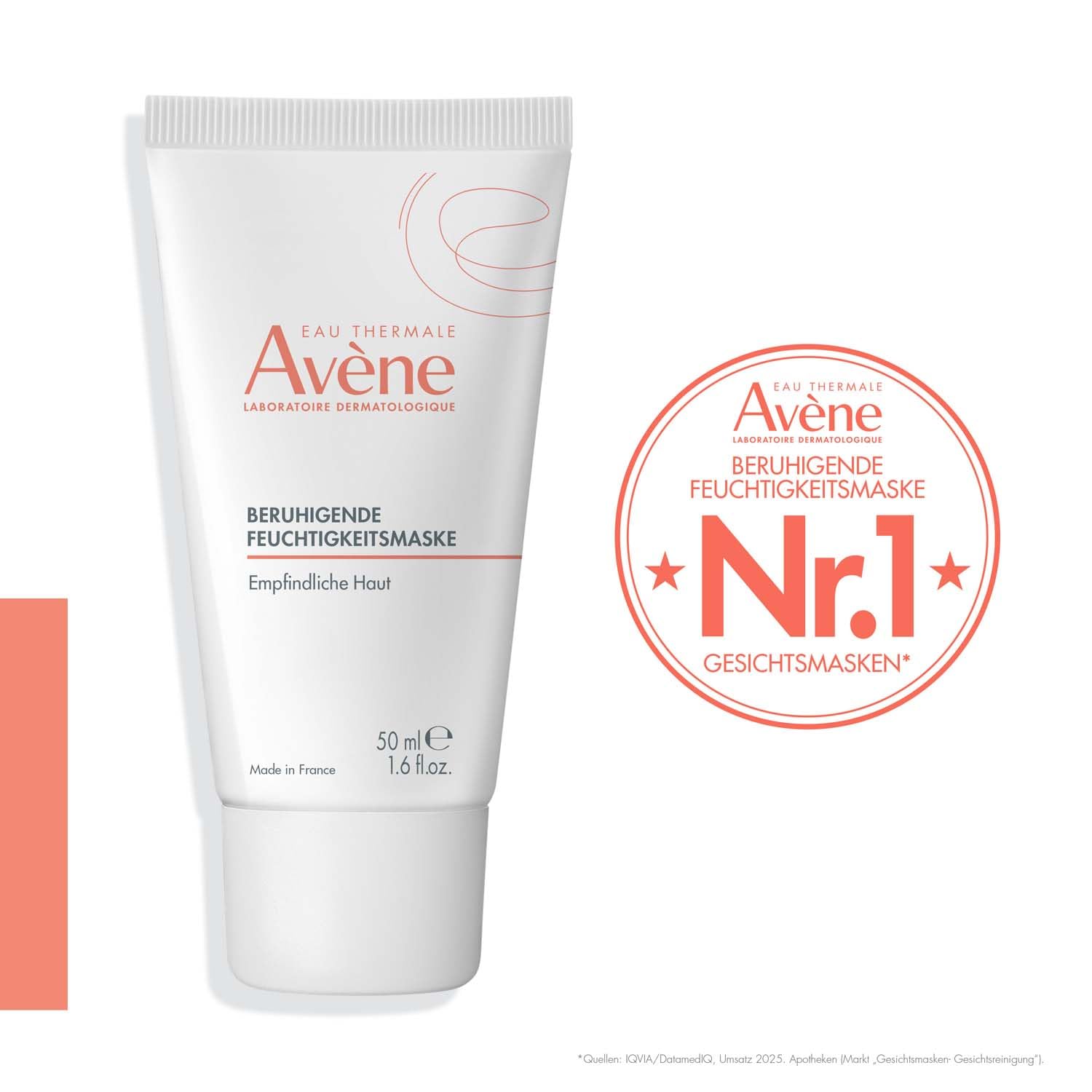 Thumbnail 5 de AVÈNE Les Essentiels Beruhigende Feuchtigkeitsmaske – stärkt die Hautbarriere bei trockener, empfindlicher Haut (50 ml)