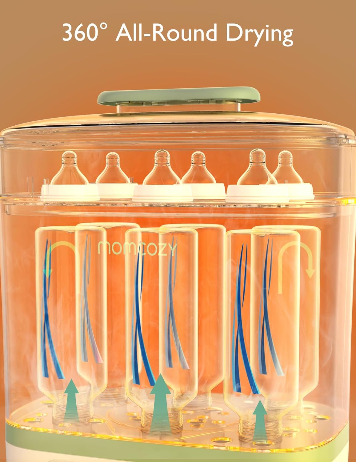 Detalle 2 de Momcozy 8-in-1 Steam Sterilizer and Dryer for Bottles