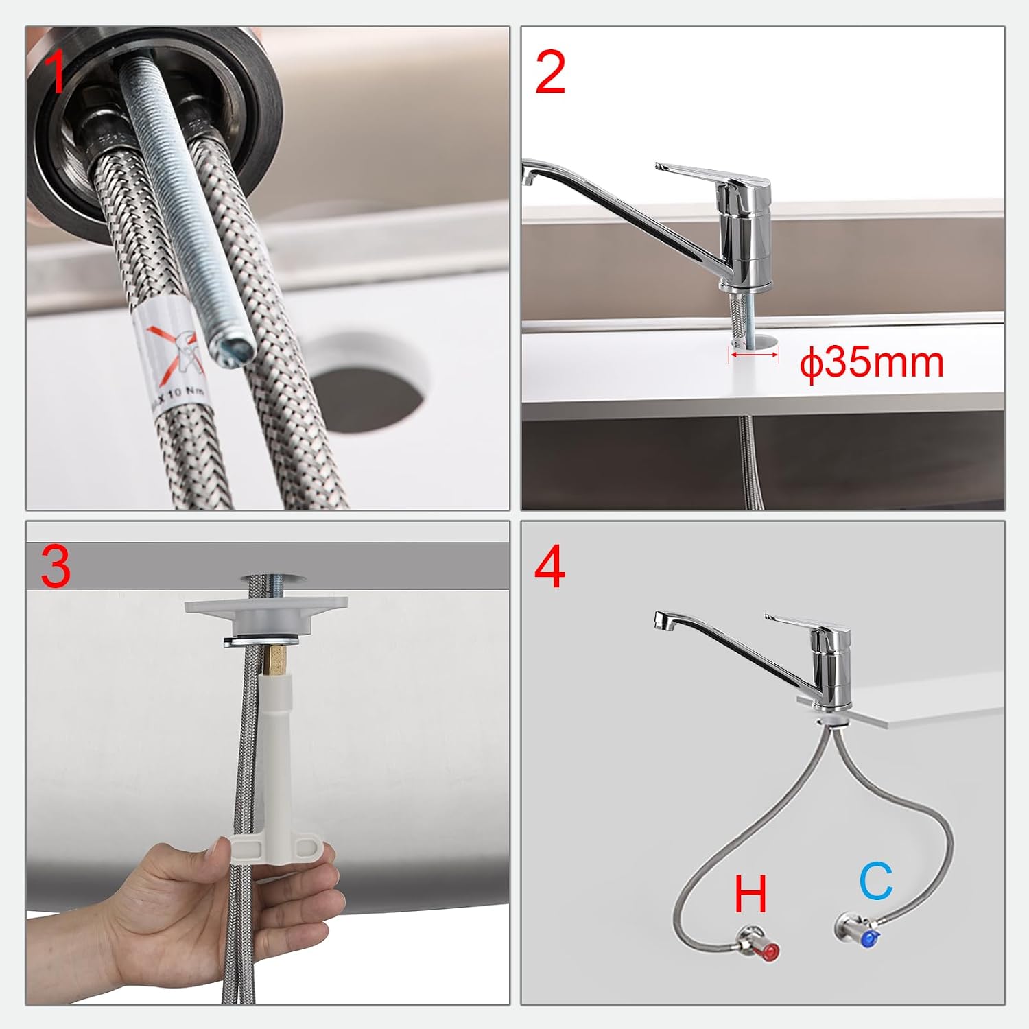 Thumbnail 5 de Ibergrif M14450 Küchenarmatur 40 cm 🚰