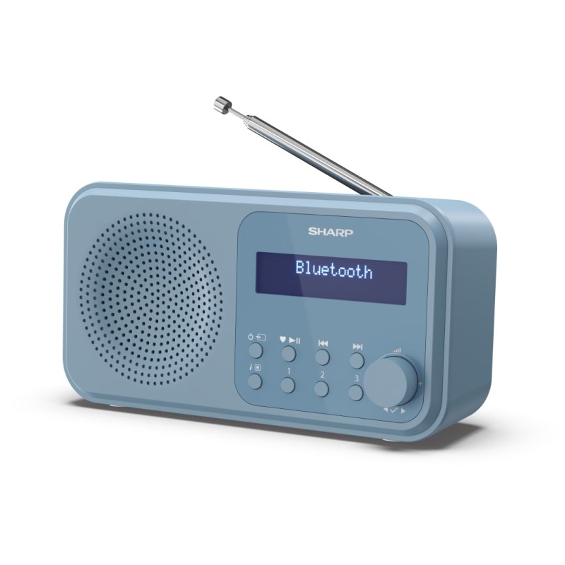 Detalle 2 de Radio Sharp DR-P420(BL) Azul DAB/DAB+/FM Bluetooth 2W