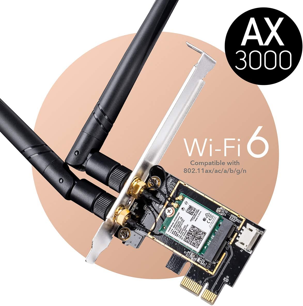 Thumbnail 2 de Cudy WE3000 V2 scheda WiFi 6 PCIe AX3000