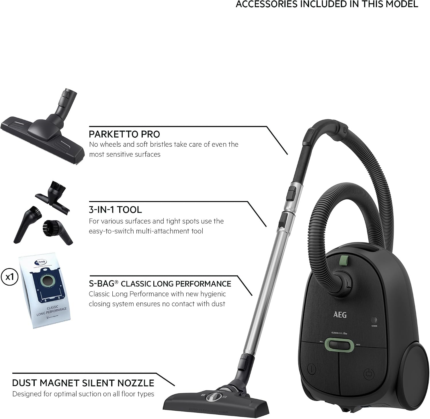 Detalle de AEG CLEAN 6000 ECO Vacuum 5L