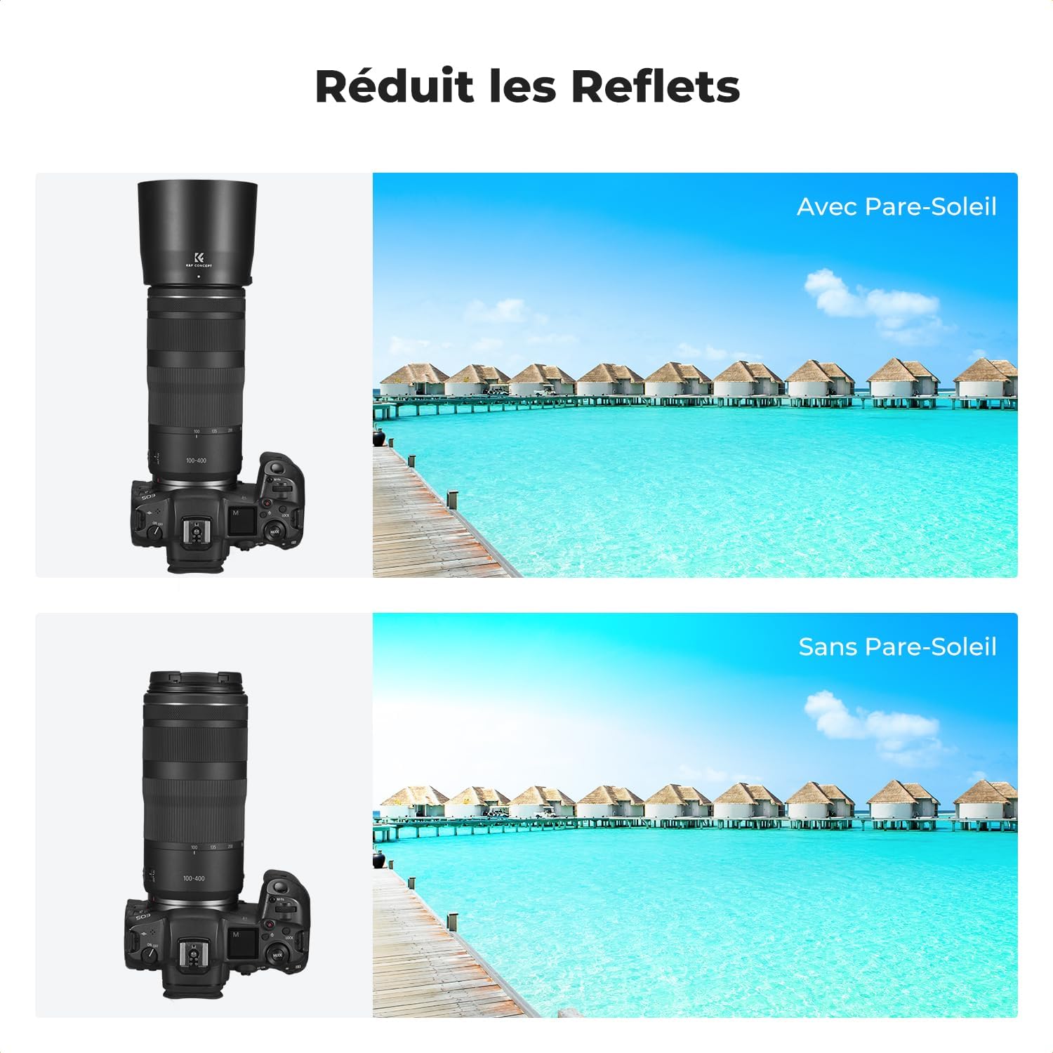 Thumbnail 5 de K&F CONCEPT ET-74B pare-soleil 67 mm