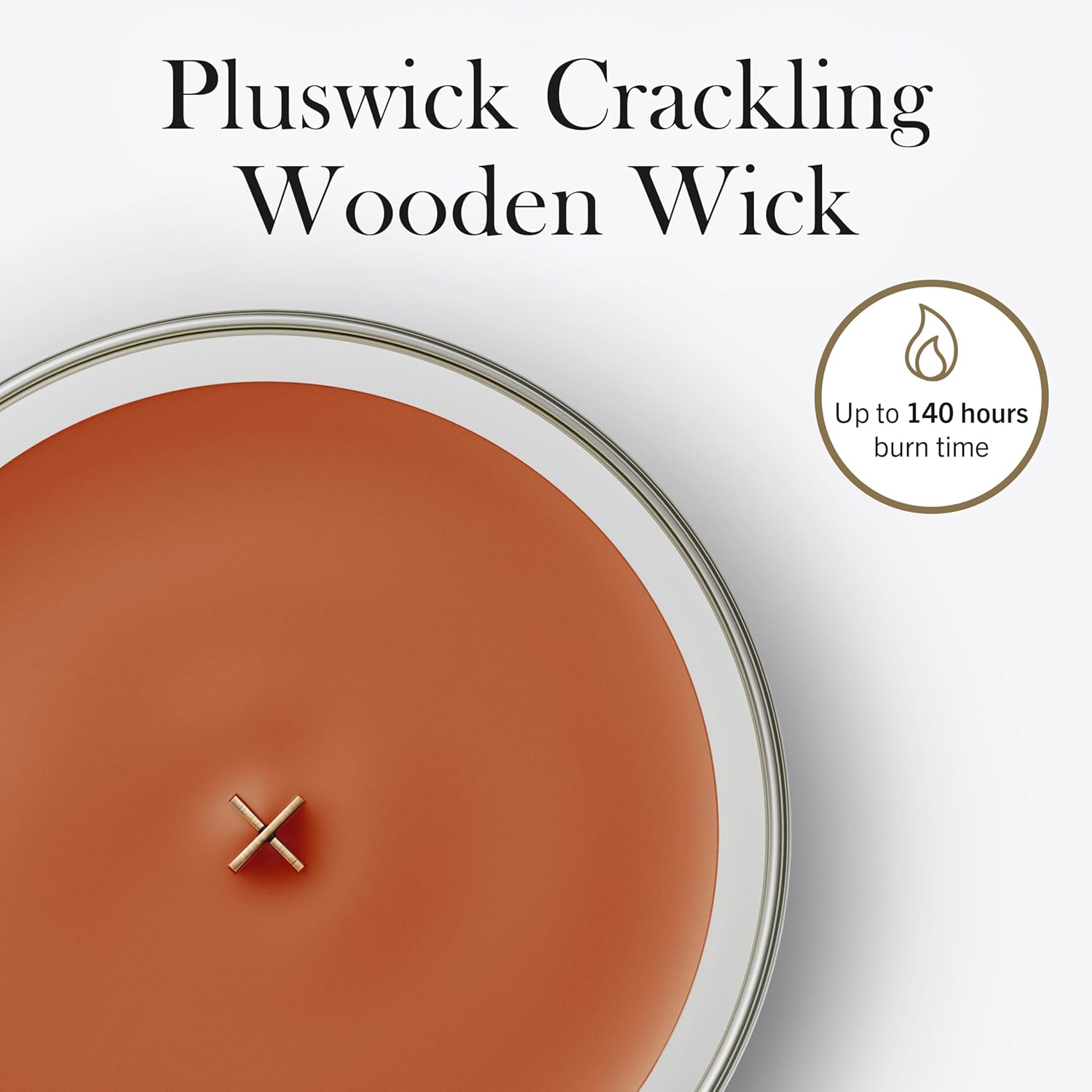 Thumbnail 4 de WoodWick Bougie parfumée Bougie sablier moyenne – Safran fumé
