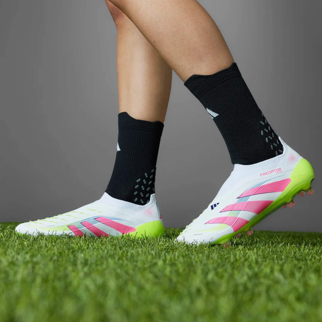 Thumbnail 1 de Bota de fútbol Predator Elite césped natural seco de Adidas (blanca)