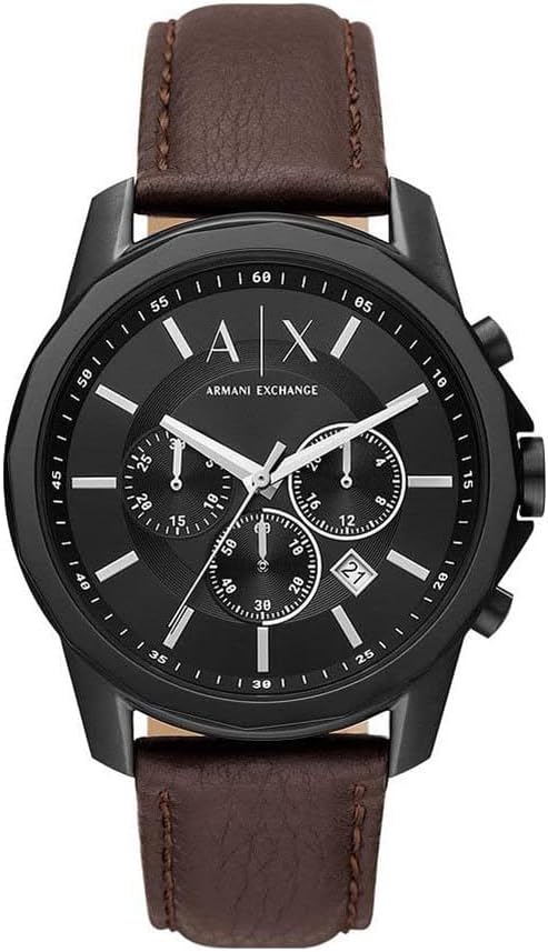Thumbnail 5 de Armani Exchange Montre pour Homme – cadran bleu, cuir bleu