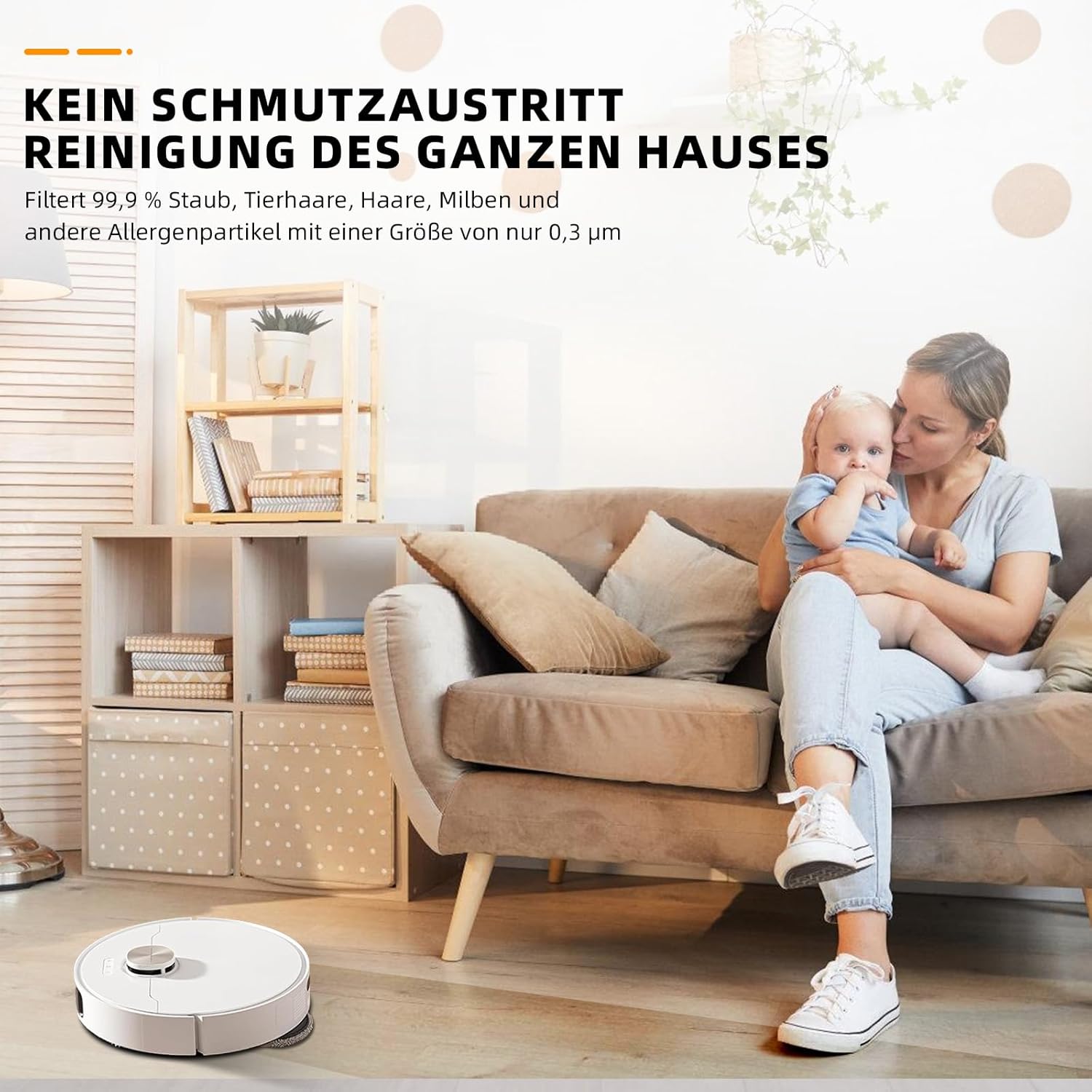 Detalle de 10 Staubbeutel 3,2L fĂĽr Dreame Saugroboter đź§ą