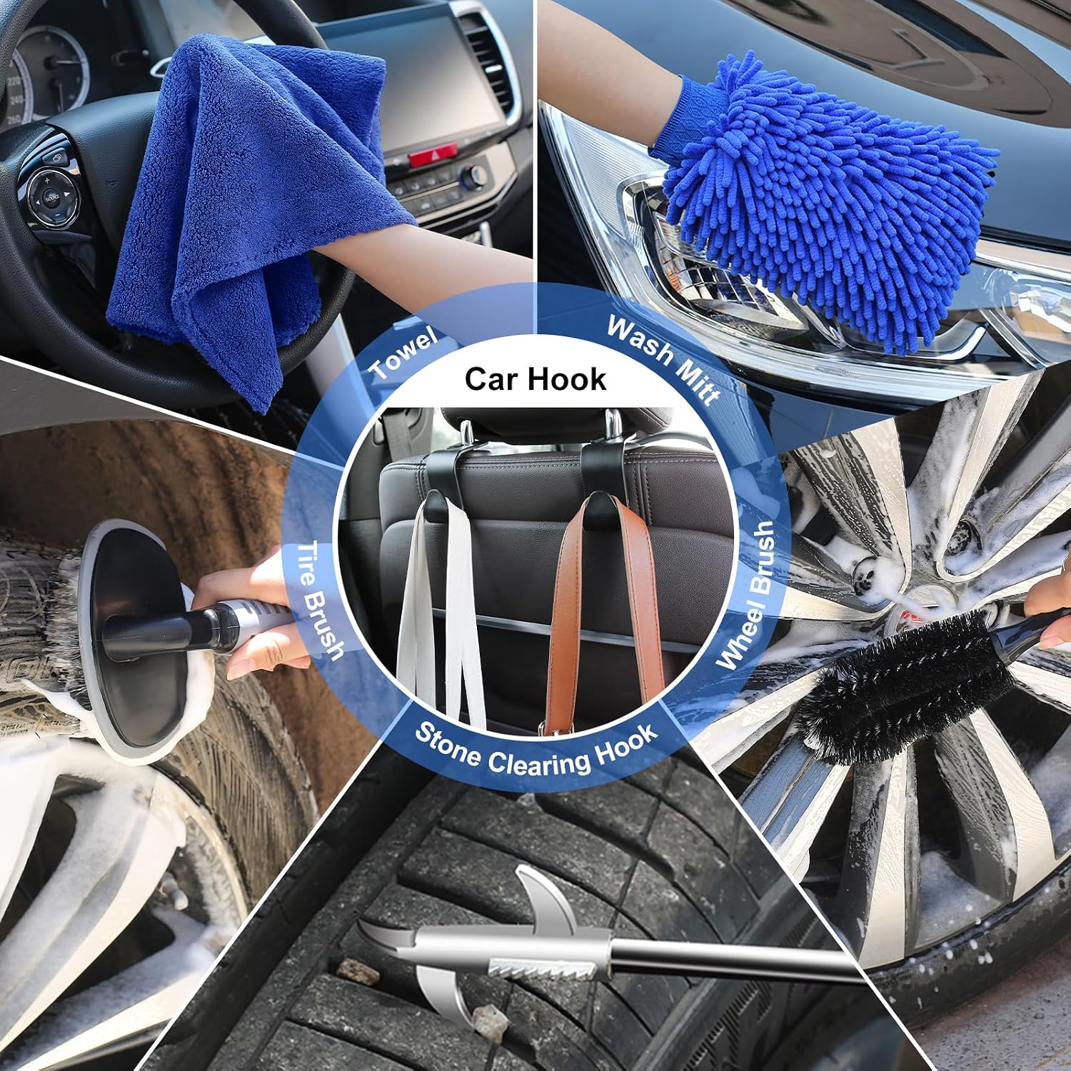 Thumbnail 6 de AUTODECO 42-piece car wash kit