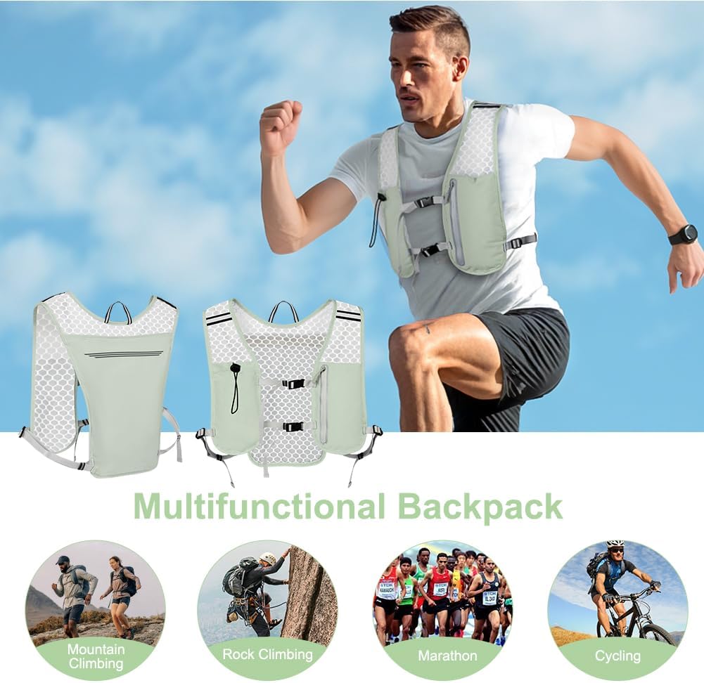 Thumbnail 6 de Alaoo Running Vest: Lightweight Hydration Backpack for Outdoor Sports