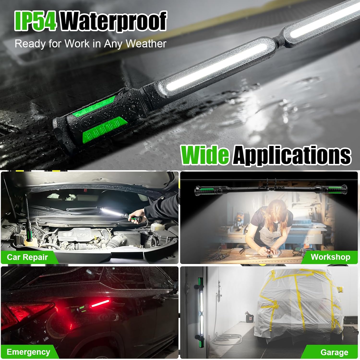 Thumbnail 6 de SYLSTAR 2400LM Magnetic Inspection Lamp with Sensor Control & 4400mAh Rechargeable Battery