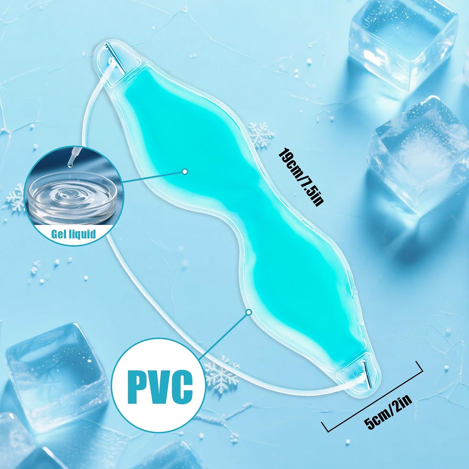 Thumbnail 1 de Cooling Gel Eye Mask 2 Pack