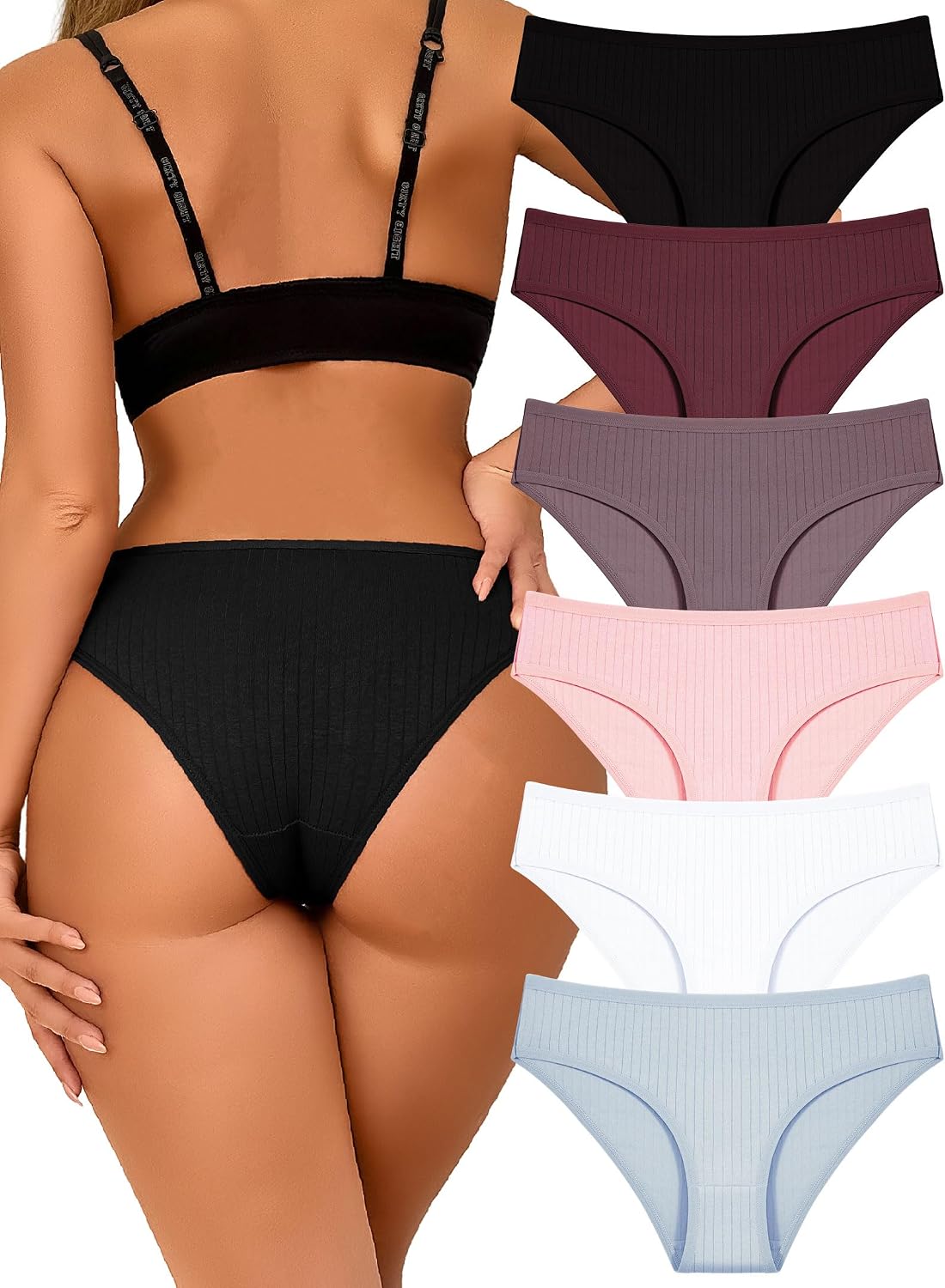 Detalle de FINETOO Cotton Women's Underwear