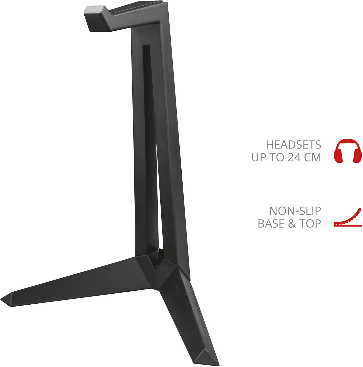 Detalle de Trust Gaming GXT 260 Cendor Kopfhörer-Ständer für Headsets bis 24 cm – mit Gummioberfläche, schwarz
