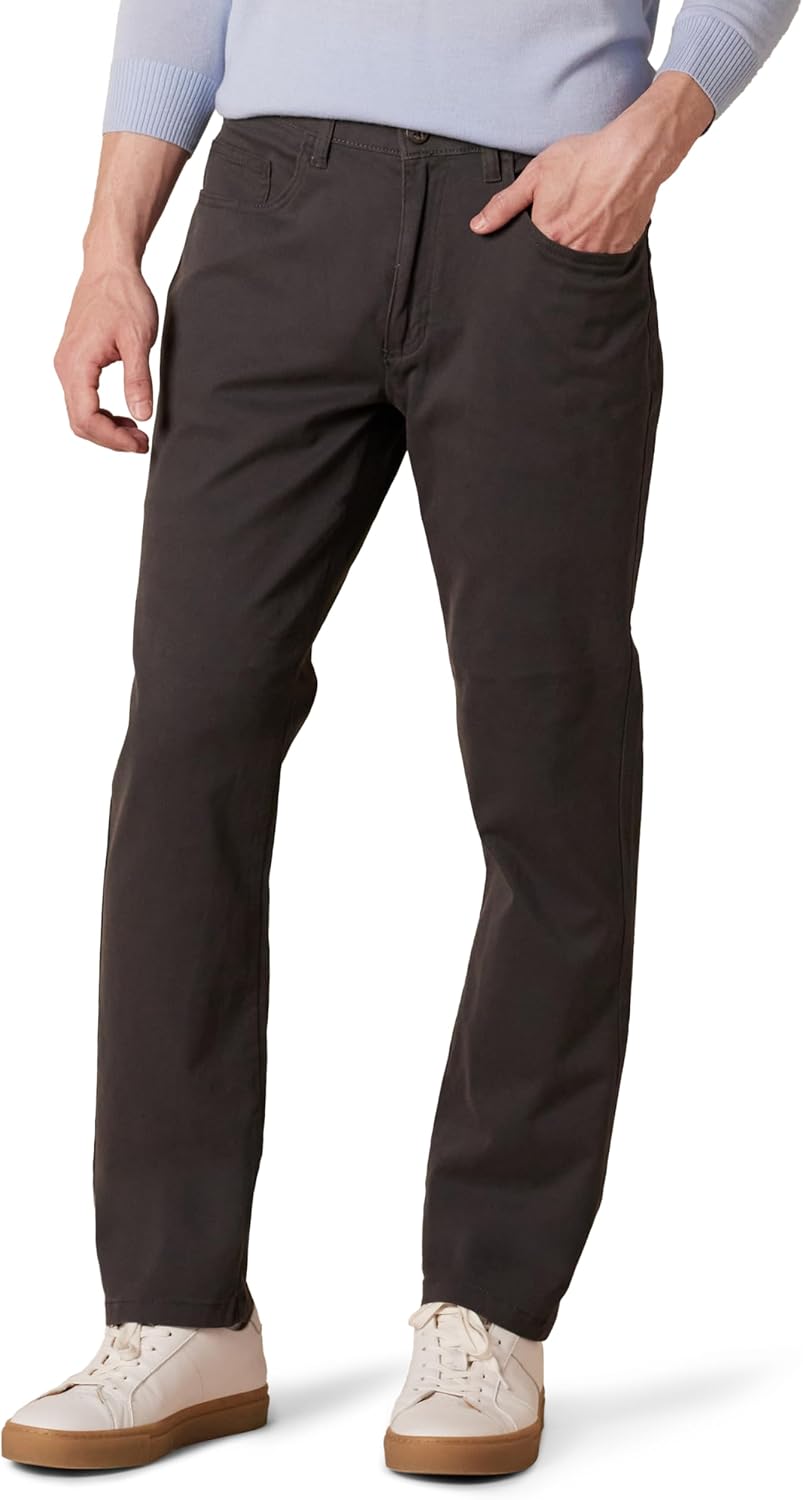 Thumbnail 6 de Amazon Essentials men’s straight-fit 5-pocket comfort stretch chino trousers (Previously Goodthreads)