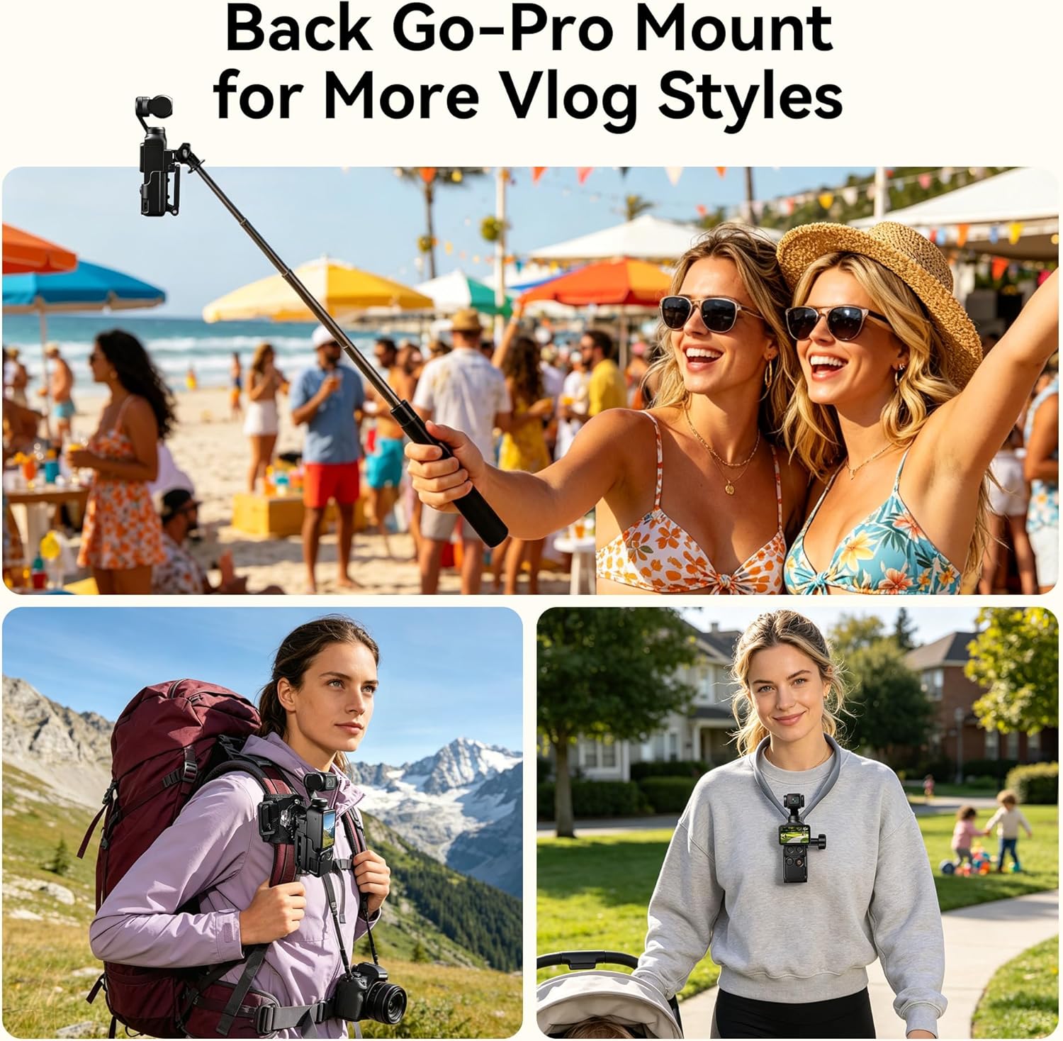 Thumbnail 4 de AMAZEAR Magnetic Mount Stand for DJI Osmo Pocket 3