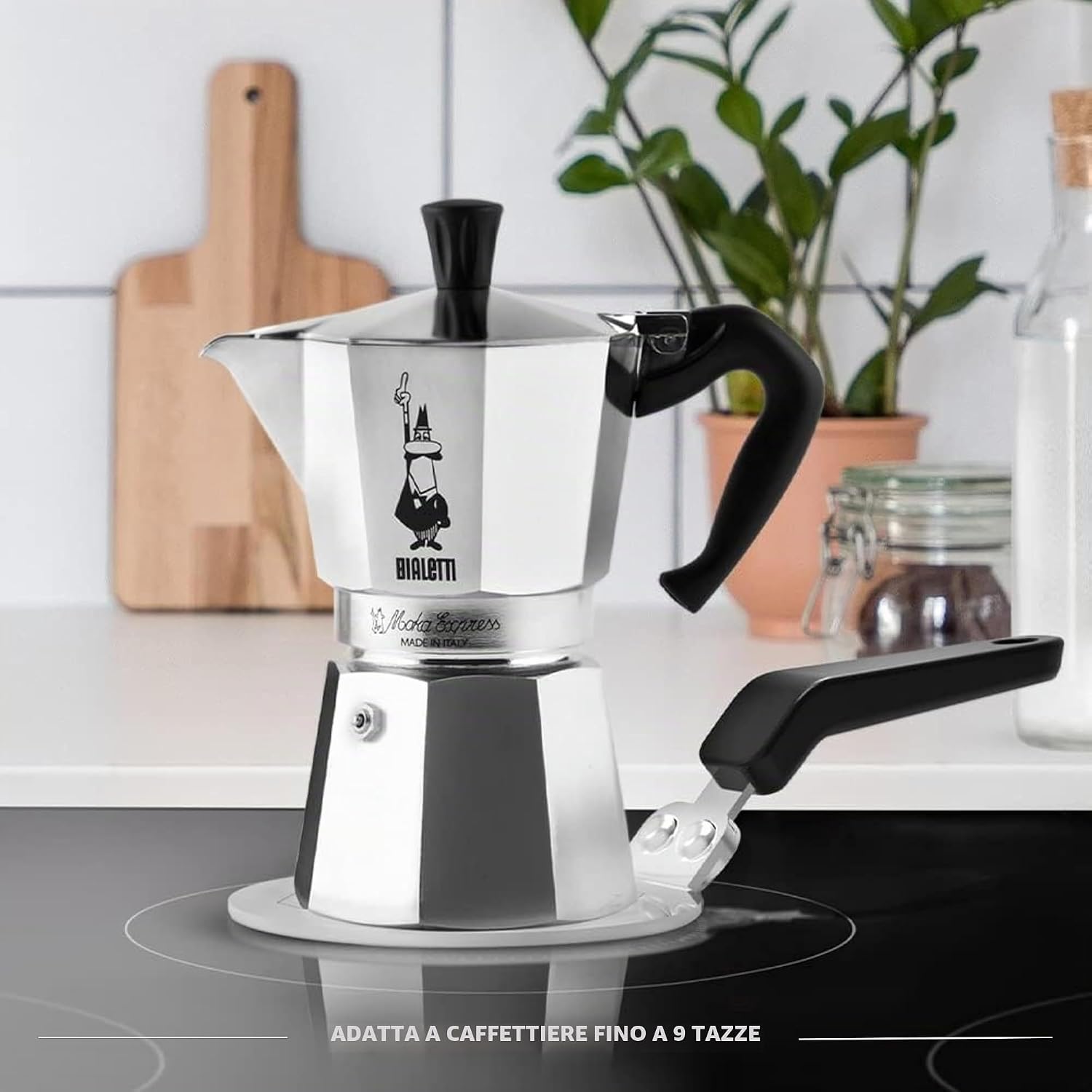 Thumbnail 3 de Bialetti Piattello A Induzione 13 Cm, Argento: Adattatore in acciaio per uso su piani a induzione