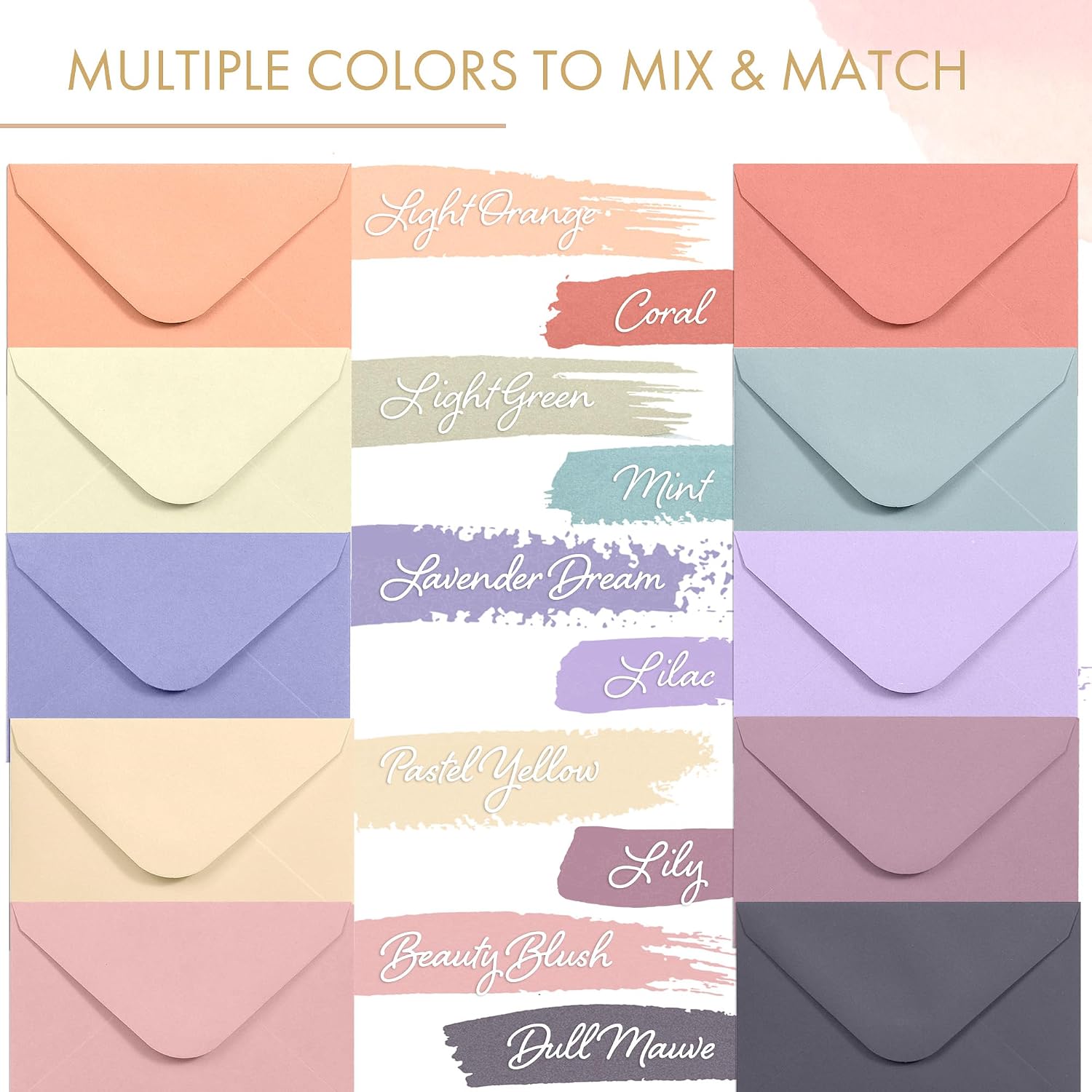 Detalle de MATICAN Small Envelopes 100-count for notes