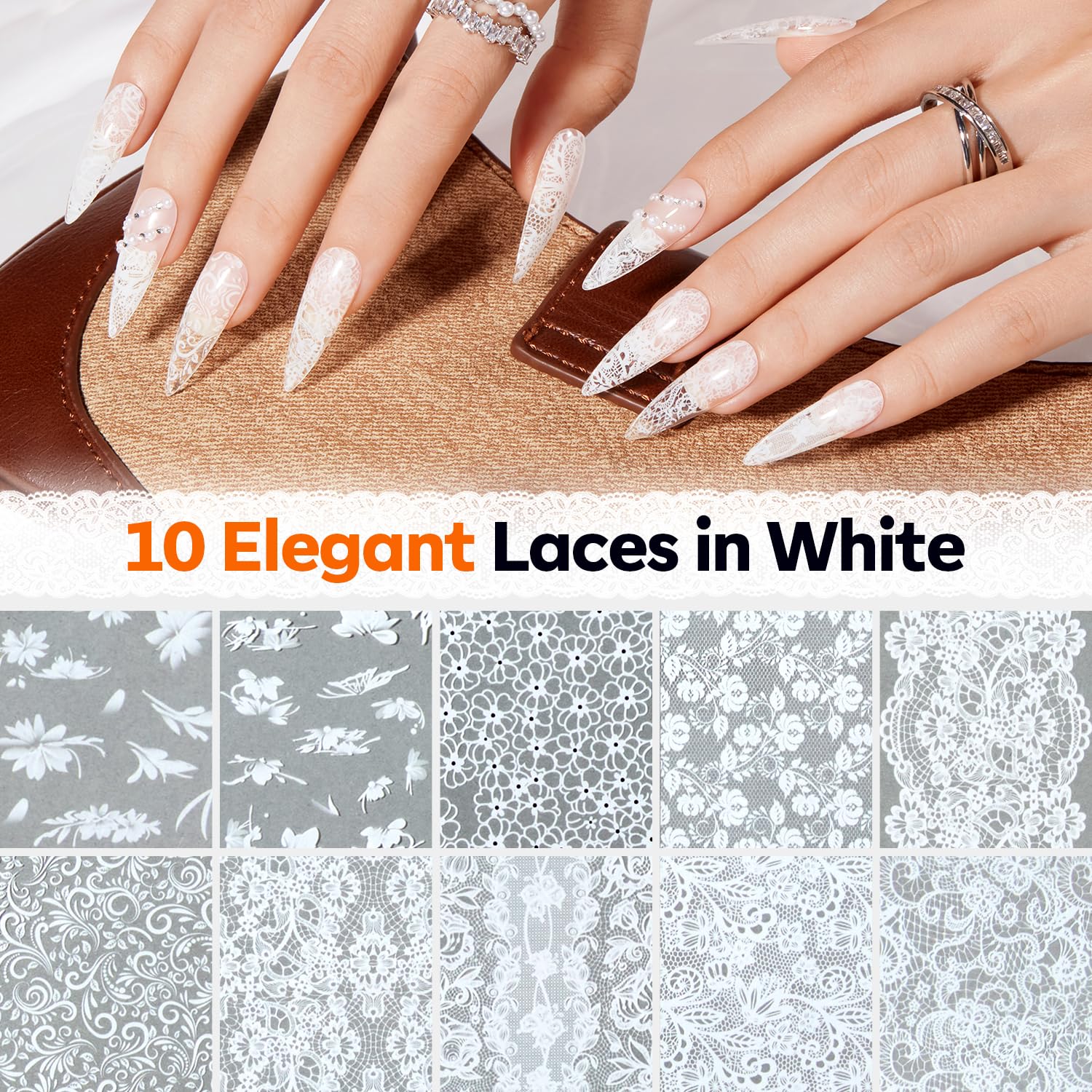 Thumbnail 1 de Modelones Nail Foil Transfers, 20 Rolls