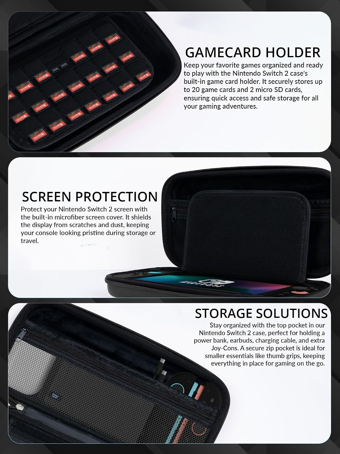 Thumbnail 4 de Orzly Case for Nintendo Switch 2 7.9" Console