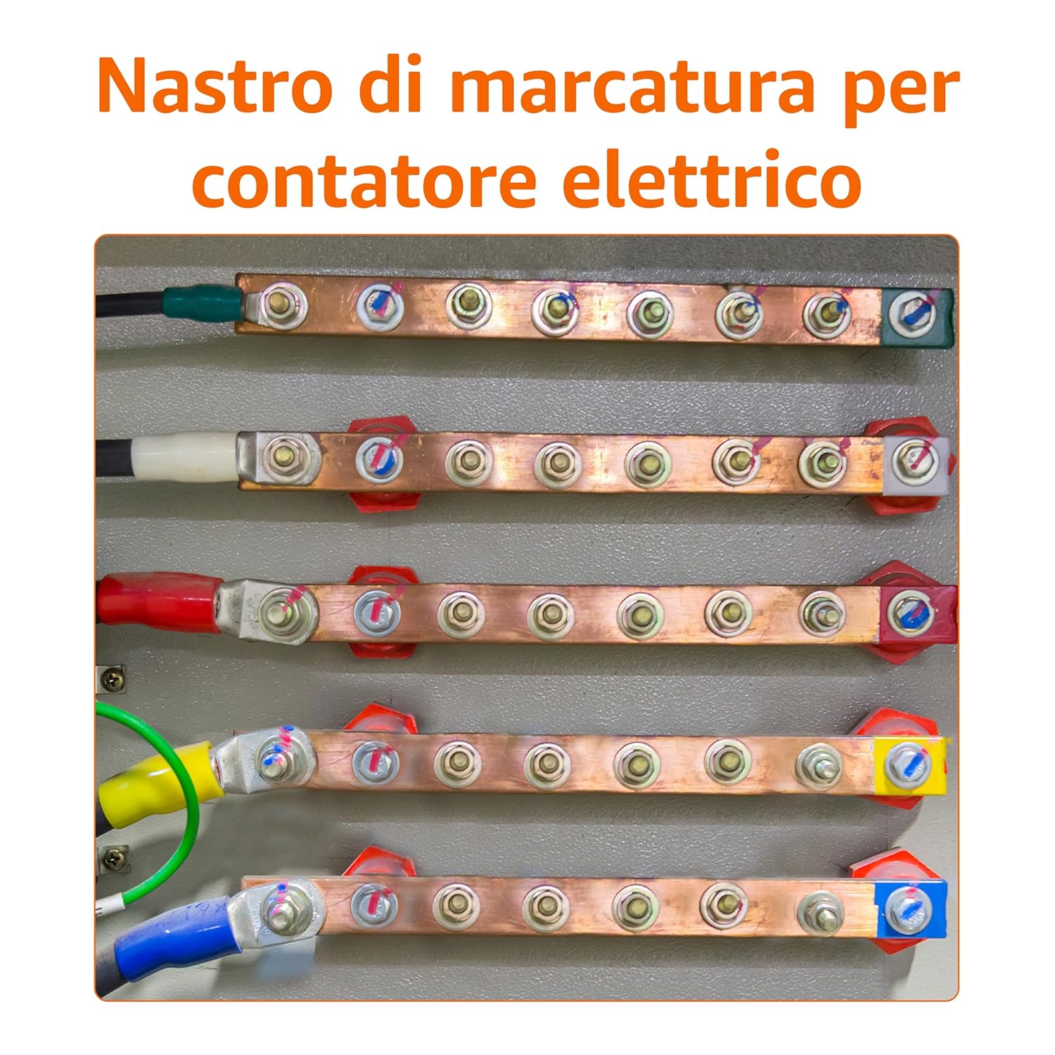Thumbnail 4 de Amazon Basics Nastro isolante 1,3 cm x 6 m, confezione da 10