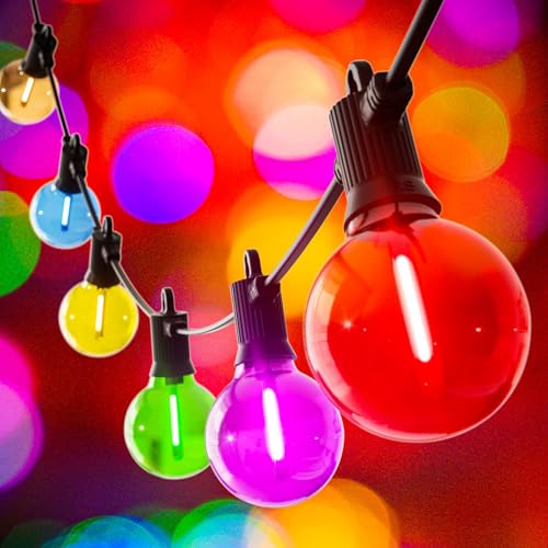 Detalle de Kawaya Guirlande Lumineuse Extérieure 8M IP65 – Multicolore, connectable et incassable