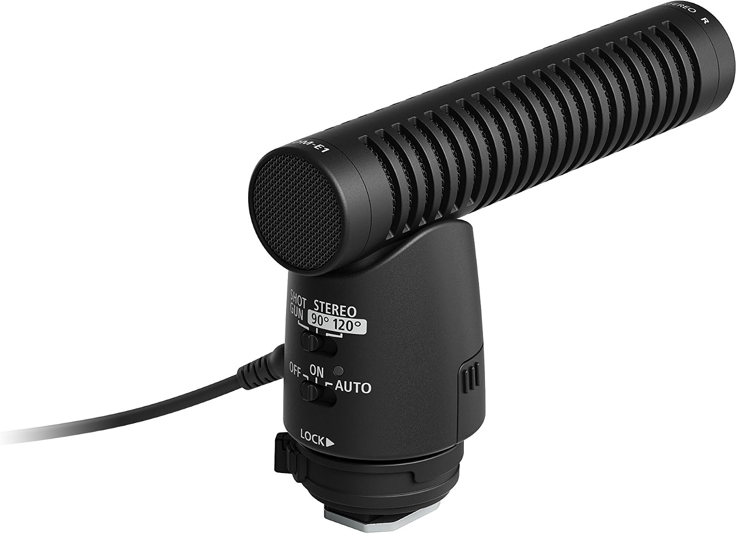 Detalle 2 de Canon DM-E1 externes Stereo-Richtmikrofon (1429C001) für EOS-Kameras, schwarz