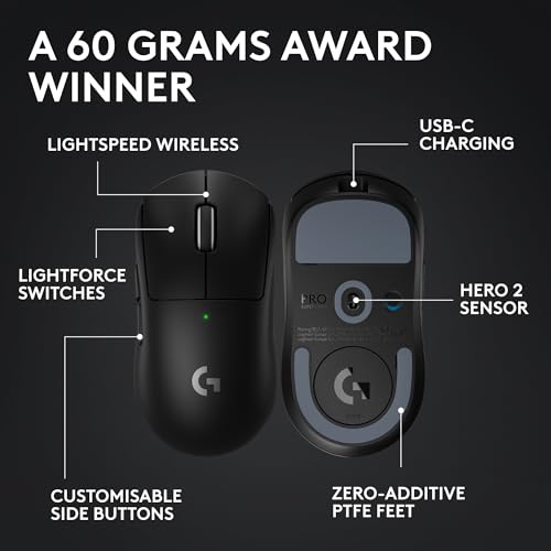 Thumbnail 5 de Logitech G PRO X SUPERLIGHT 2 Wireless Gaming Mouse