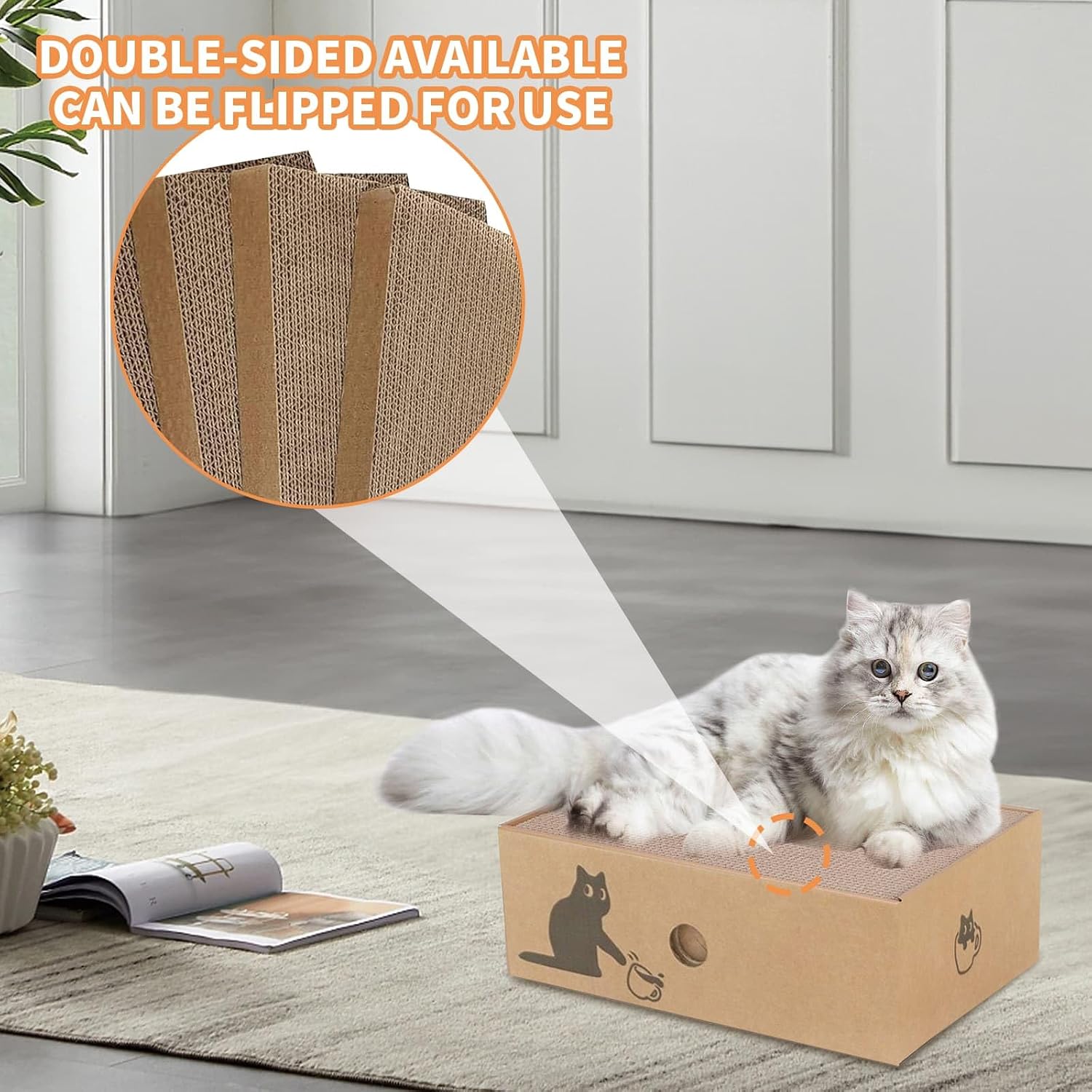 Detalle de 5-in-1 Cat Scratching Pad, 5 Boards