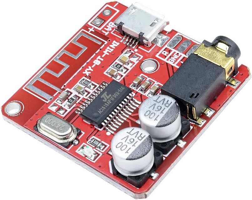 Detalle de Heemol XY-BT-Mini Bluetooth-audio-ontvangermodule, 5 stuks, 3,5mm-stereo-uitgang