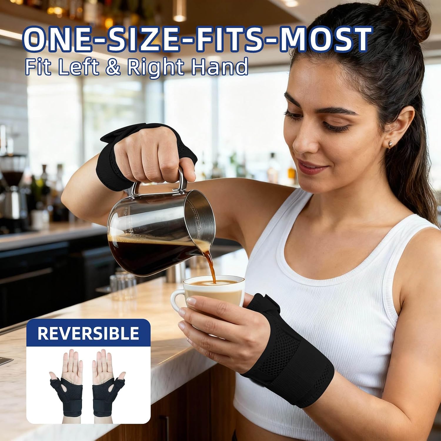 Thumbnail 6 de Kecartu Thumb Brace, One-Size Nylon Support for Left or Right Hand