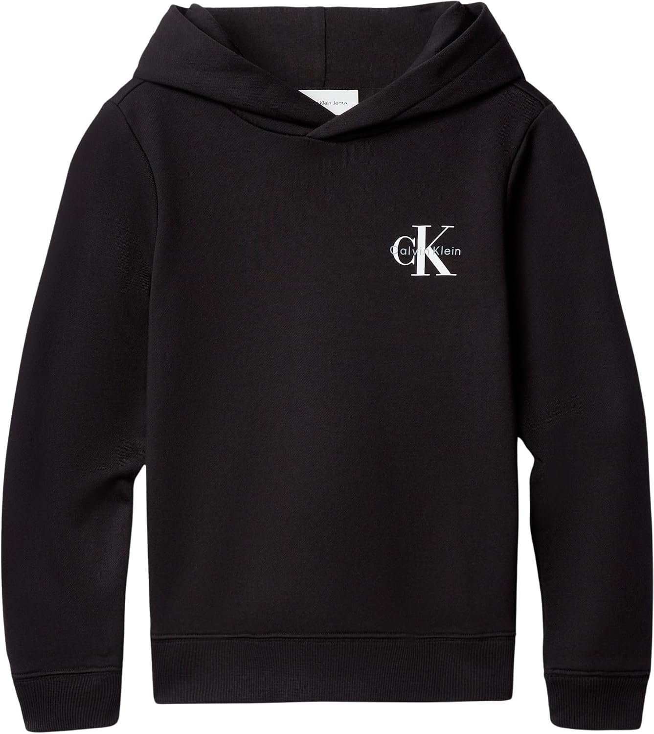 Detalle de Calvin Klein Small Monogram Hoodie Iu0iu00712 – Felpa con Cappuccio Unisex