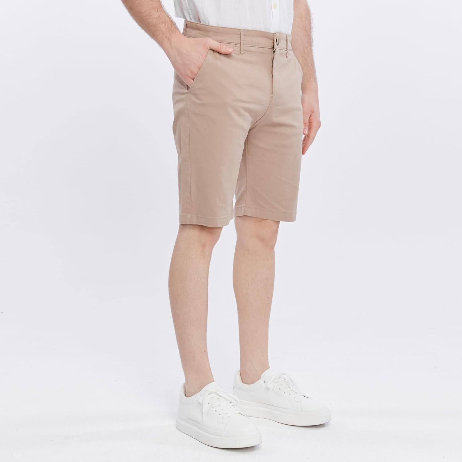 Thumbnail 4 de Xact Men’s Premium Tailored Chino Shorts – 9.5-Inch Inseam
