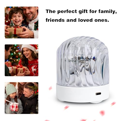 Detalle de Wudyfei Northern Lights Galaxy Light Projector – 16 Colours, Dimmable Brightness, Rechargeable Night Light