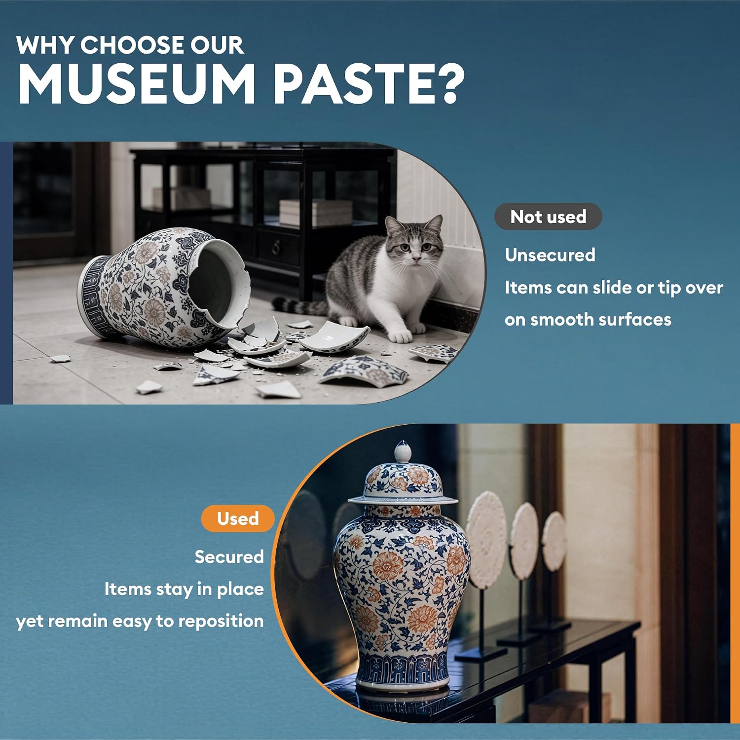 Detalle de Exhibits Fixing Gel for Museum 200g – Removable & Reusable Museum Putty