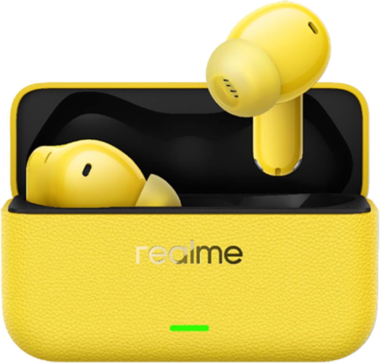 Detalle de realme Buds T500 Pro – Kabellose In-Ear mit 50 dB ANC, Candy Design, Gelb