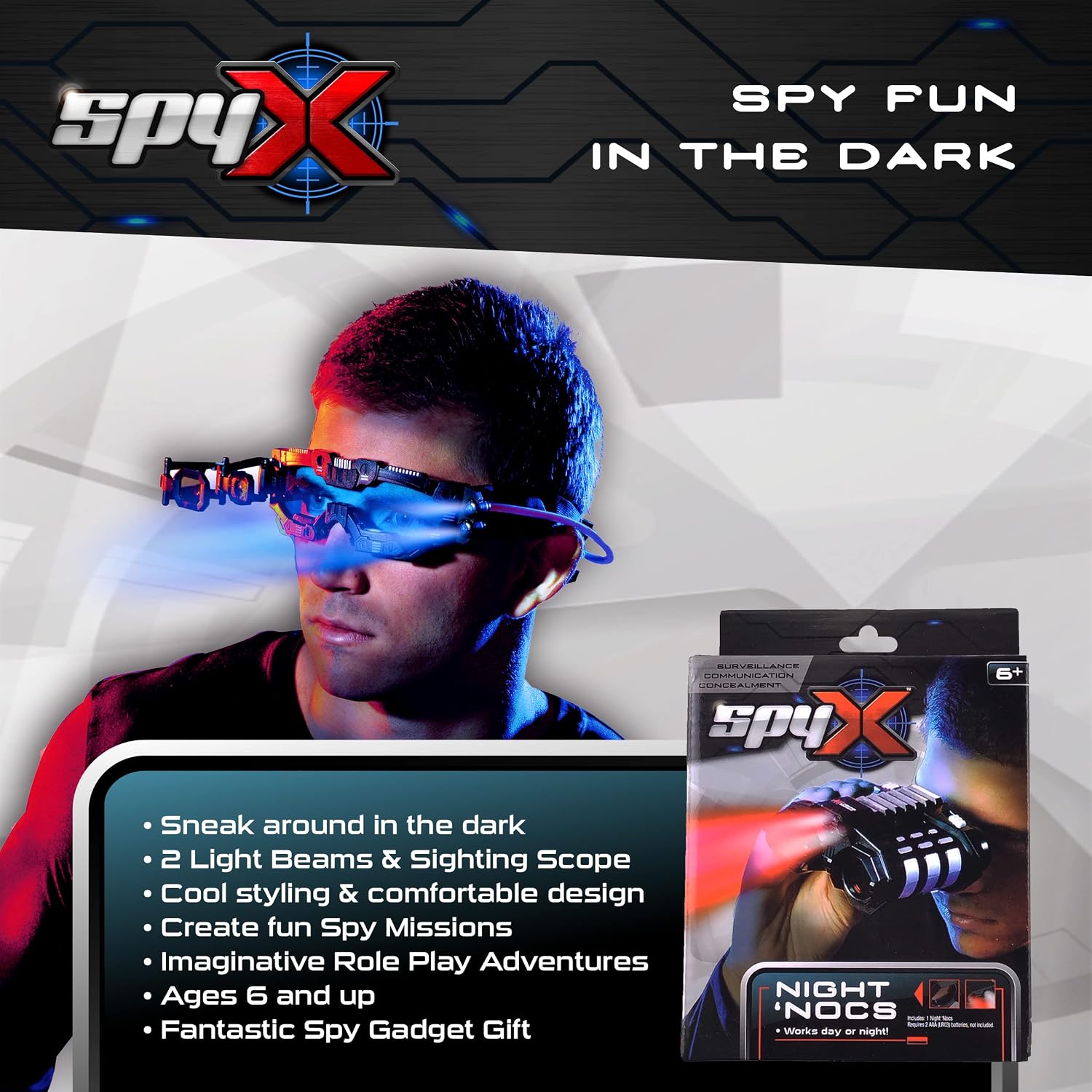 Thumbnail 1 de SpyX Night Mission Goggles for Kids