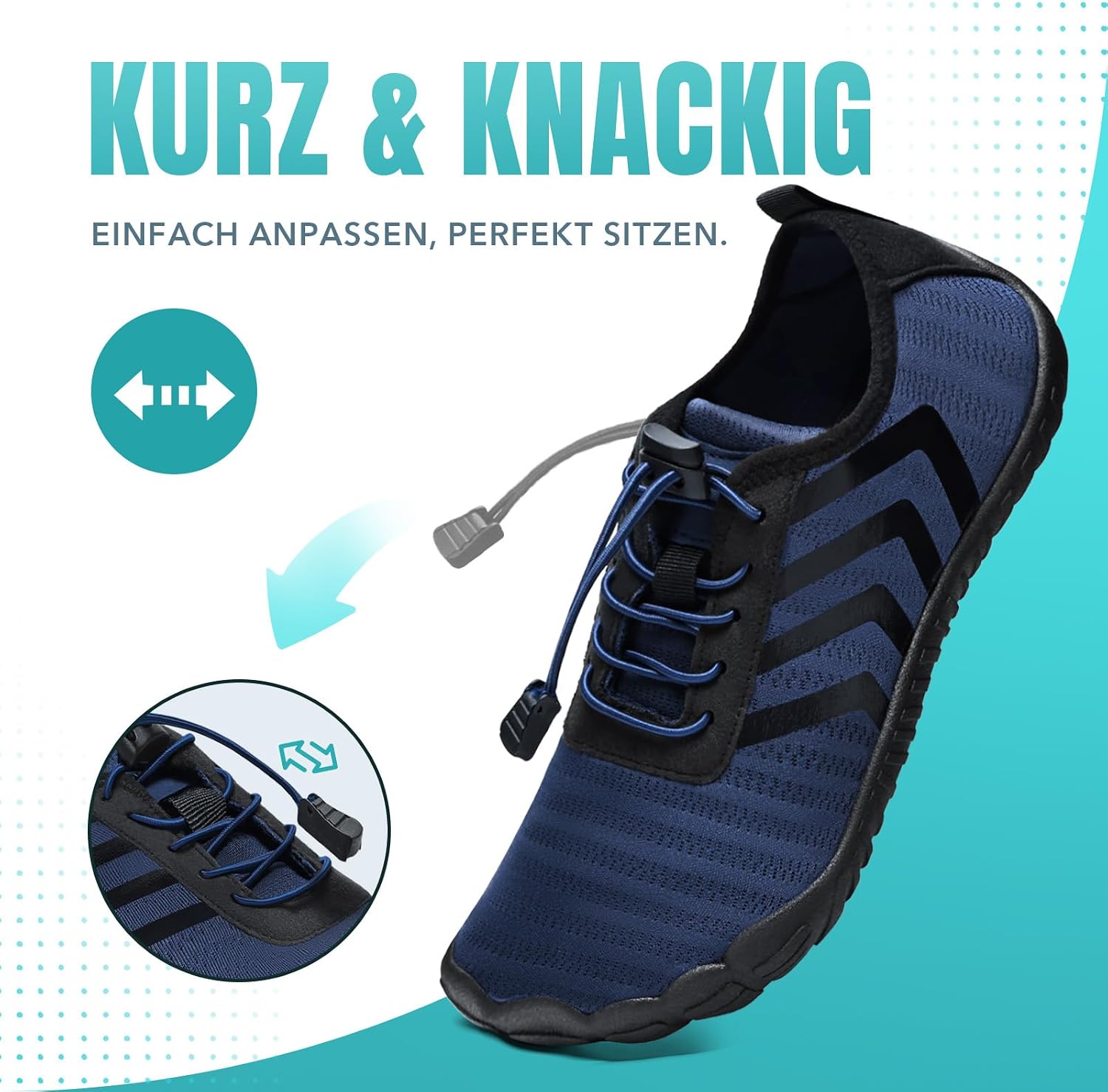 Thumbnail 1 de Torotto Barfußschuhe Fitnessschuhe „Zero-Drop“ – atmungsaktiv, schnell trocknend, Knit für Herren & Damen