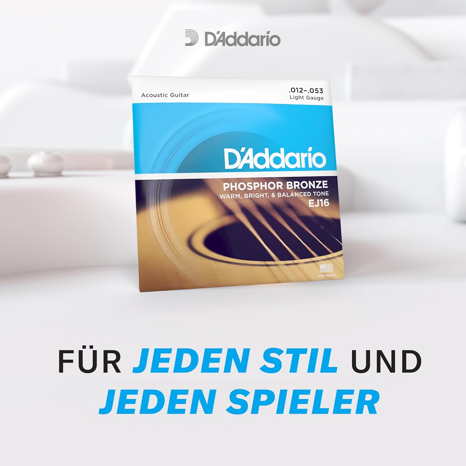 Thumbnail 3 de D'Addario EJ15 Phosphorbronze Saiten 10-47