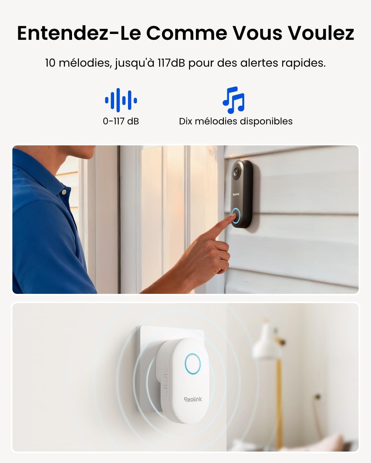 Thumbnail 4 de Reolink Sonnette Vidéo PoE avec Chime 5MP
