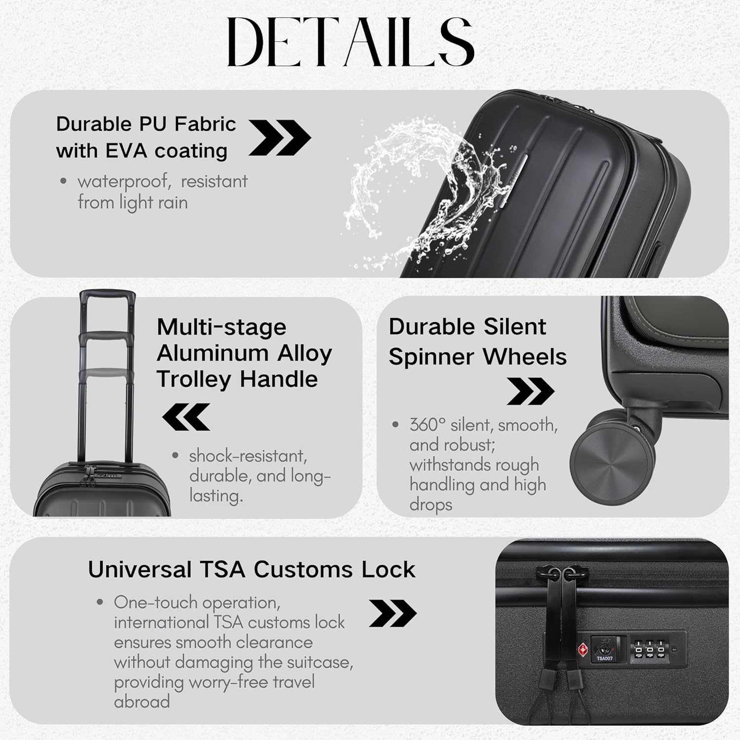 Thumbnail 5 de JLY Premium Cabin Suitcase