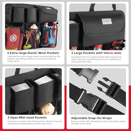 Thumbnail 2 de SURDOCA Car Trunk Organizer 8 pockets