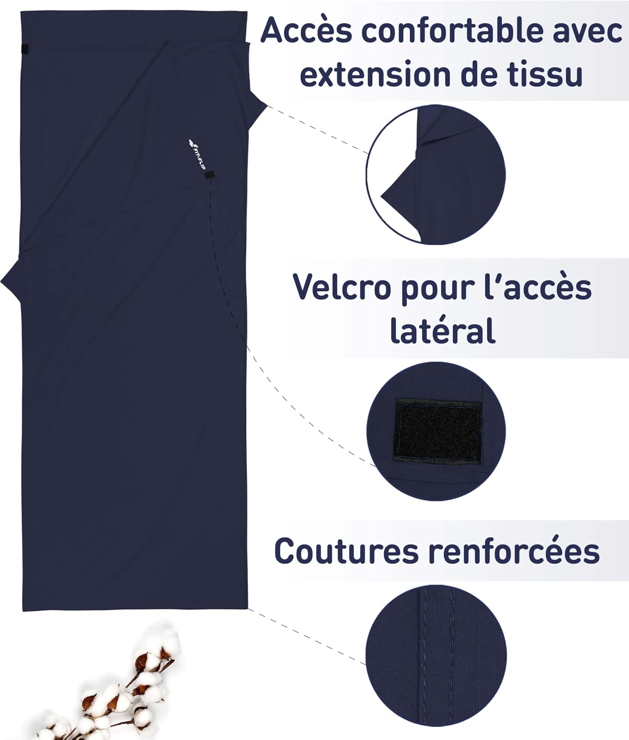 Thumbnail 2 de Fit-Flip Drap de Couchage Ultra Léger 1 Personne