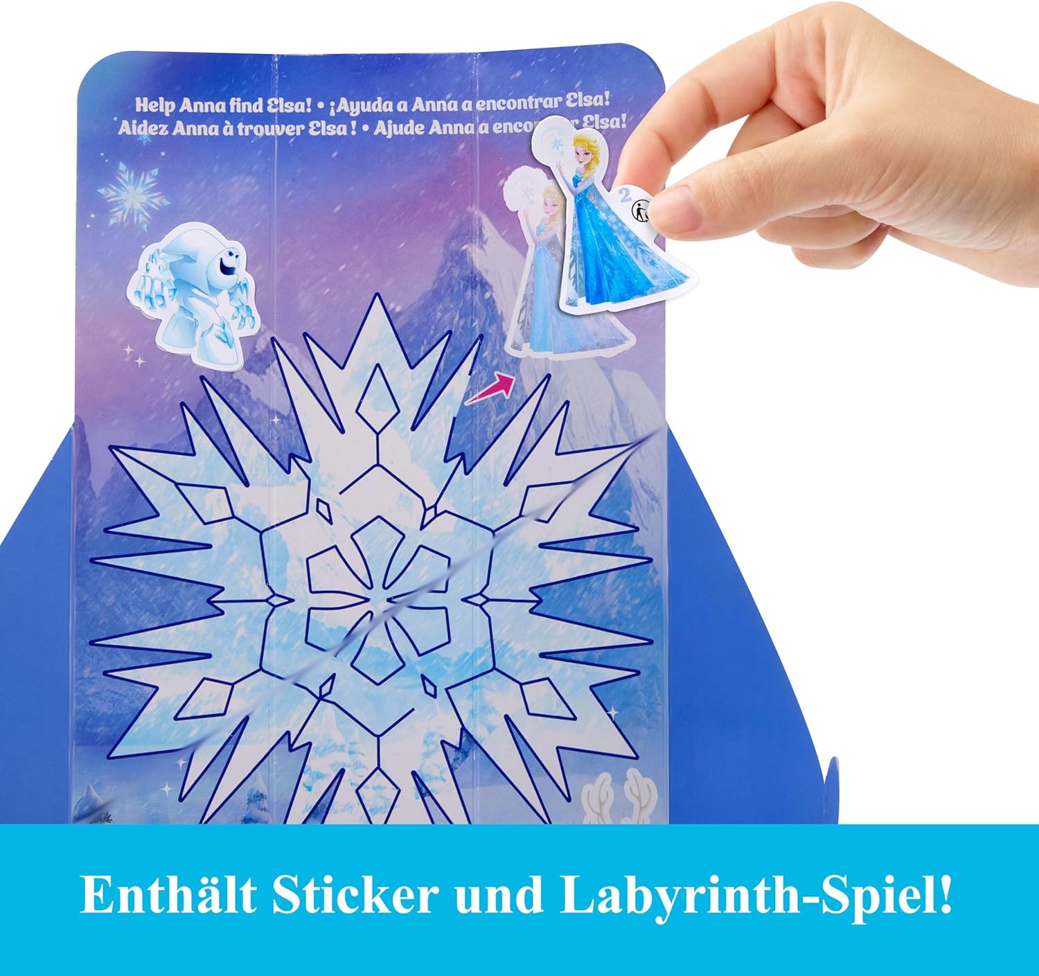 Thumbnail 5 de Mattel Disney Die Eiskönigin Anna Spin & Reveal Modepuppen-Set (11 Überraschungen) – JBG60
