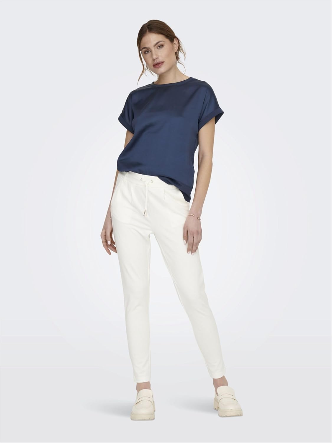 Thumbnail 2 de ONLY Damen Chino Hose ONLPARIS Slim Fit – leichtes Design mit Marken-Details