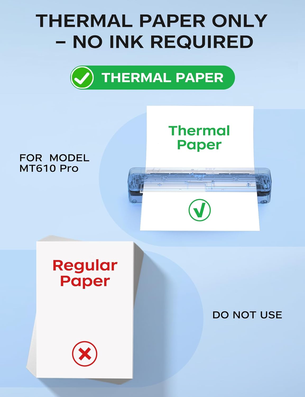 Thumbnail 4 de PRT MT610 Pro Portable Thermal Printer 2000mAh